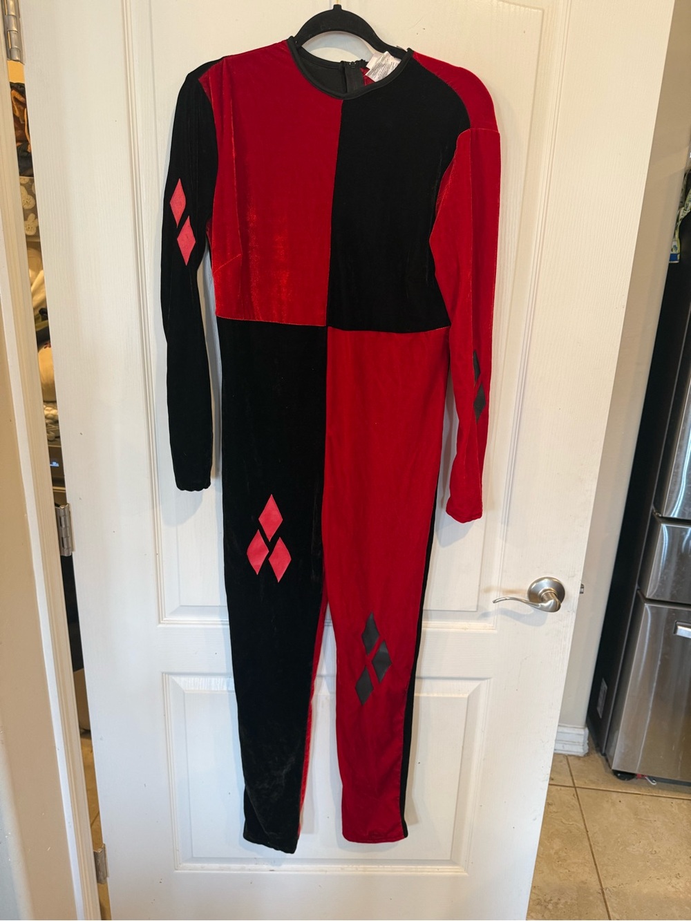 Rubies DC Superhero Gotham Girls velvet Harley Quinn Halloween Costume medium